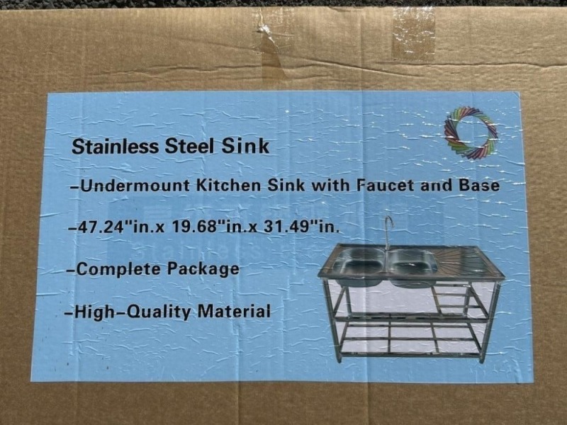 2024 Stainless Steel Double Sink