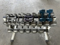 Dumbell Set with Rack