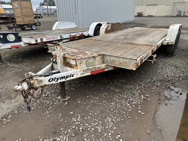 2008 Olympic OM12-2E T/A Tilt Deck Trailer