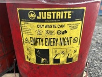 Justrite Oily Waste Cans