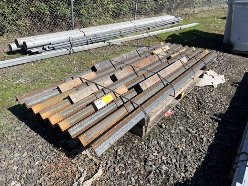 Angled Weathering Steel Bars