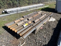 Angled Weathering Steel Bars