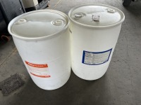 55 gal Plastic Drums, Qty. 2