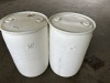 55 gal Plastic Drums, Qty. 2 - 2