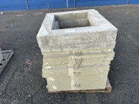 Concrete Riser Squares, Qty. 5