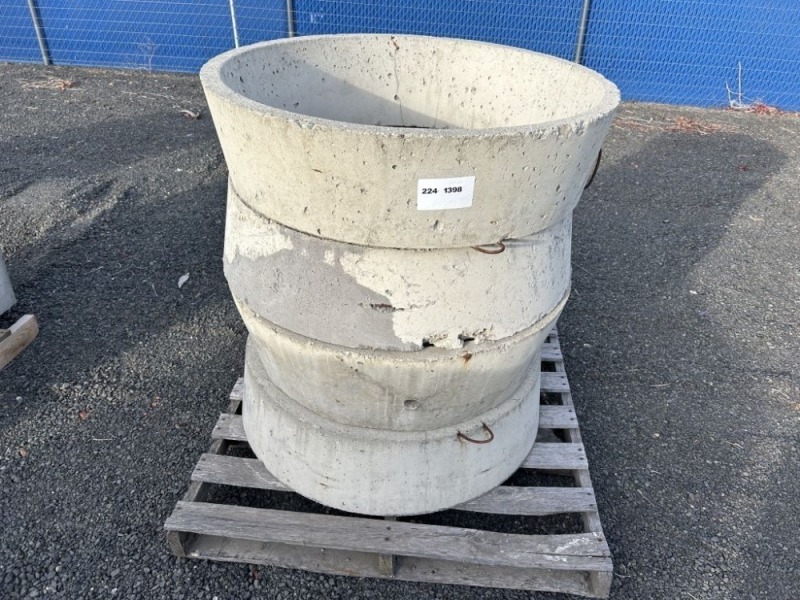 Concrete Riser Rings, Qty. 4