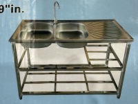 2024 Stainless Steel Double Sink