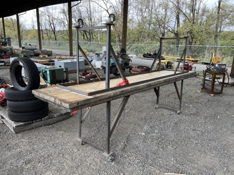 12' Mobile Workshop Tables, Qty. 2