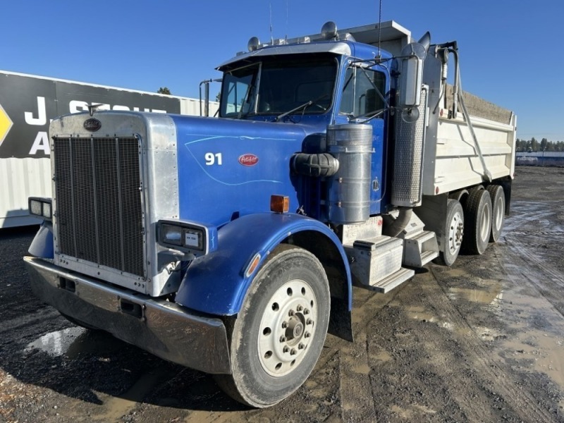 1985 Peterbilt 359 Tri-Axle Dump Truck