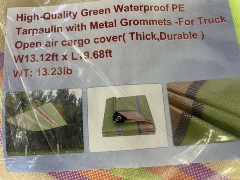 2024 13x19 Green Tarp