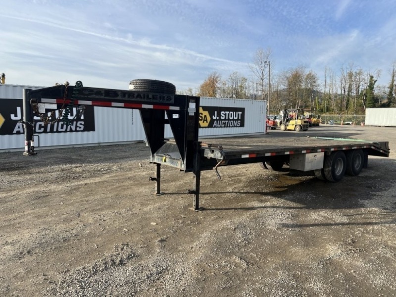 2008 C&B T/A Gooseneck Equipment Trailer