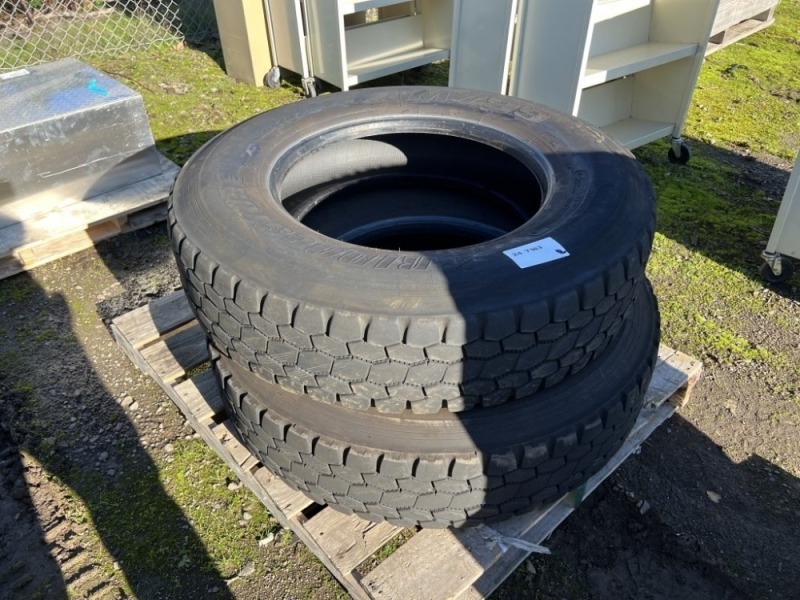 11R24.5 Drive Tires, Qty. 2