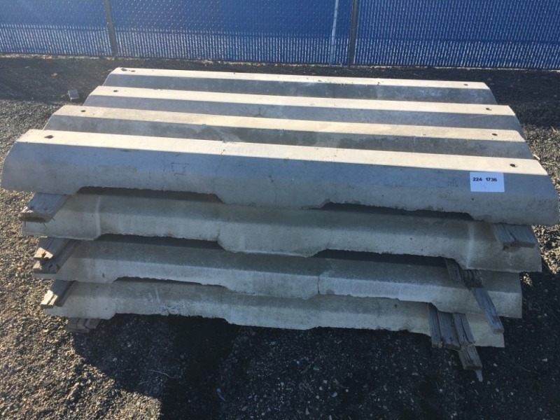 Concrete Parking Blocks, Qty. 16