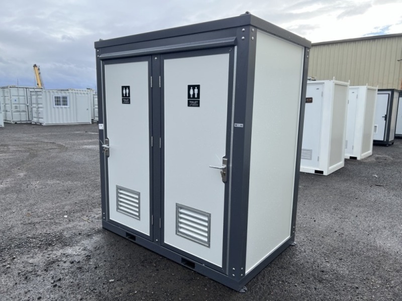 2024 Bastone Portable Double Stall Toilet