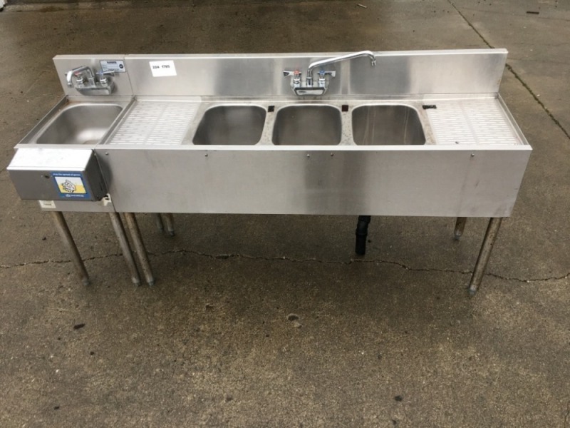 72" Metal Sink