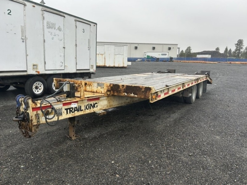 2009 Trail King TK 24 T/A Equipment Trailer