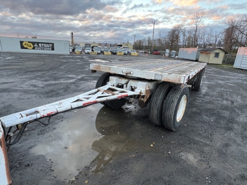 PIF-20 T/A Flat Bed Pup Trailer