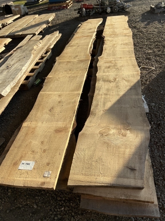 Spruce Live Edge Slabs, Qty. 6