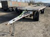 1986 TrailCo PIF-20 T/A Flat Bed Pup Trailer