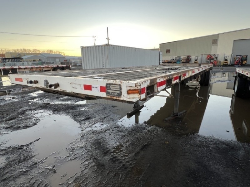 1989 TrailCo PI-42 T/A Flatbed Trailer