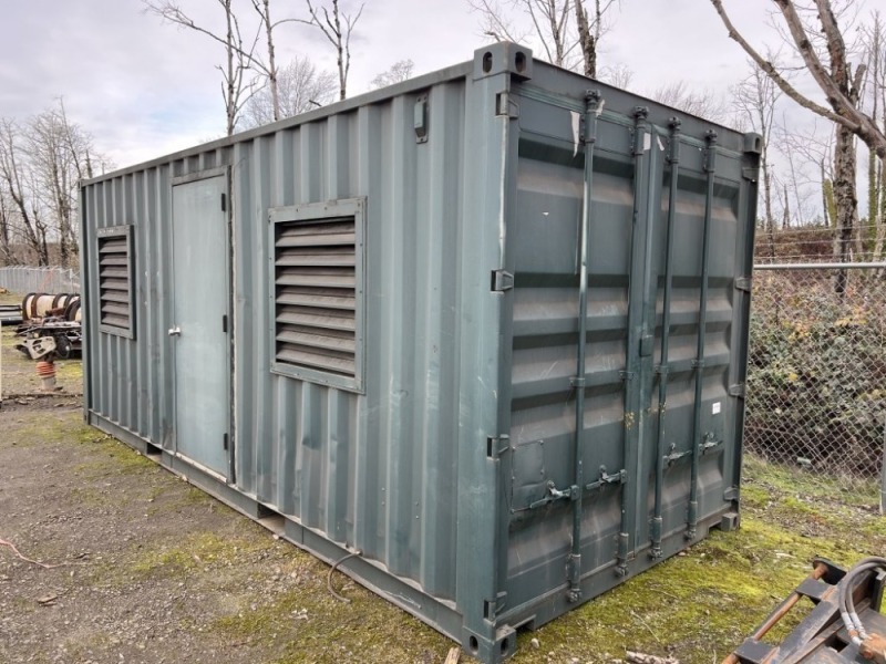 20' Storage Container w/Air Compressor