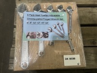 2024 Chrome Plated Wrench Set