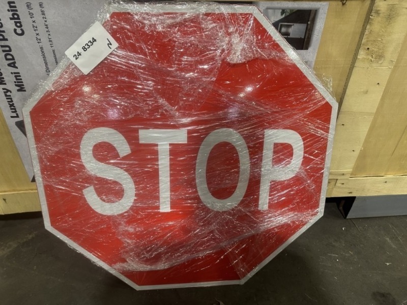 2024 Stop Signs, Qty. 2