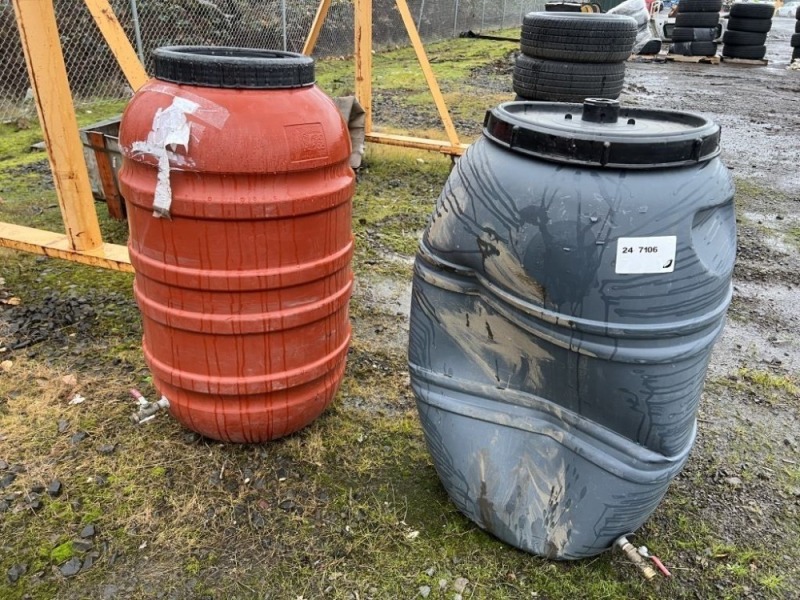 Water Barrels, Qty. 2