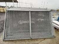 Chain Link Fence Panels, Qty. 22