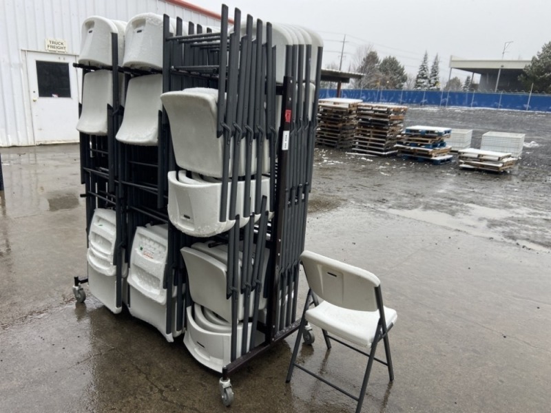 Chair Rack W/Chairs