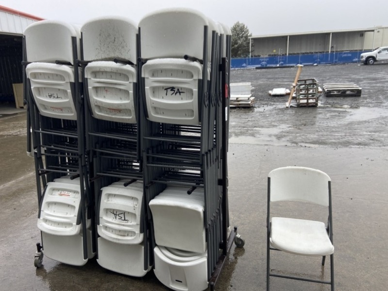 Chair Rack W/Chairs