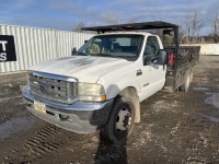 2003 Ford F550 SD Flatbed Dump Truck