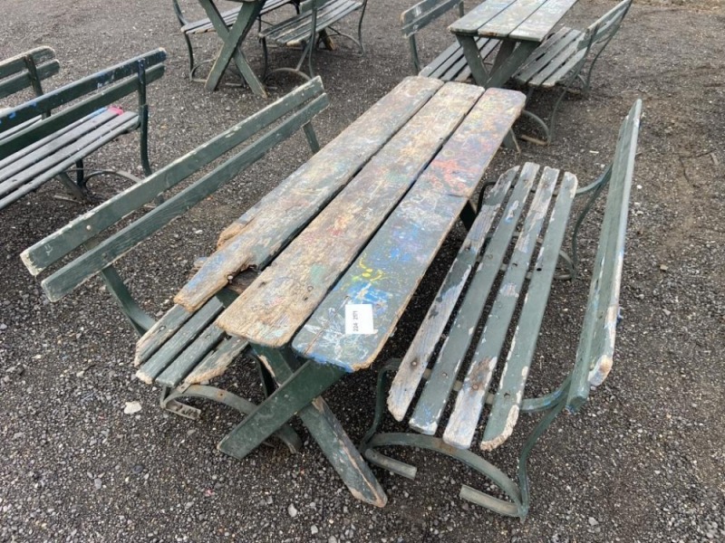 Park Tables & Benches, 2 Sets