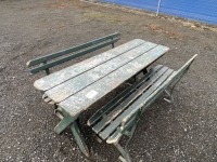 Park Table & 6 Benches