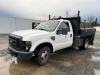 2008 Ford F350 SD 4X4 Flatbed Dump Truck