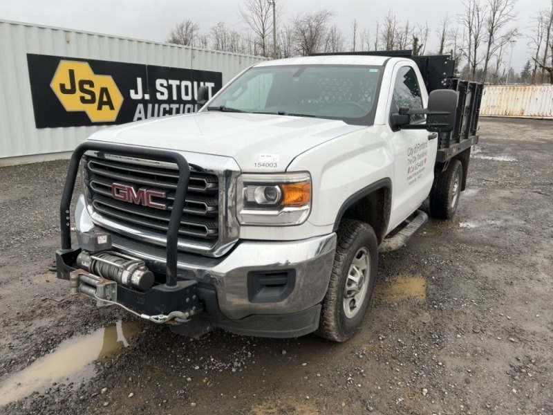 2015 GMC Sierra Flatbed Dump Truck