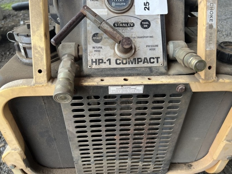 Stanley HP1 Compact Hydraulic Power Unit | J. Stout Auction