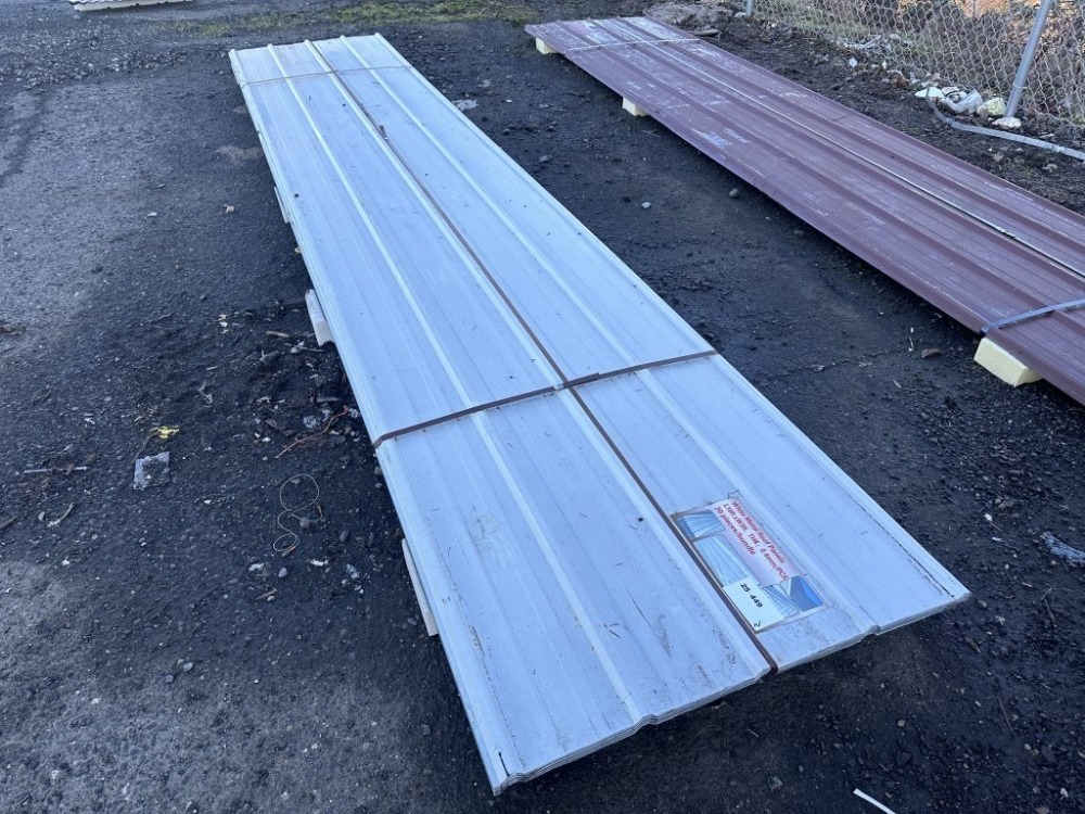 2024 16x3 Metal Roof Panels, Qty. 30 | J. Stout Auction