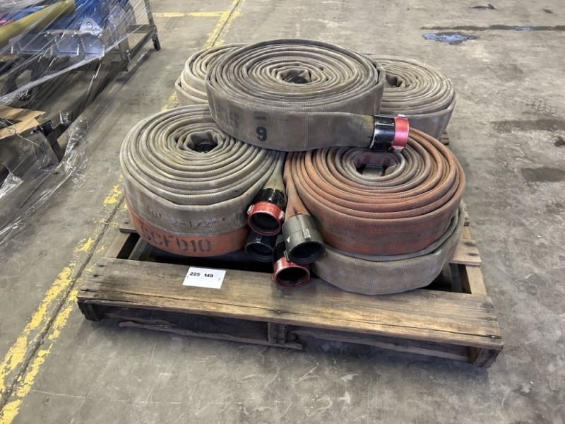 2 1/2" Fire Hoses, Qty. 9