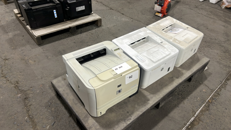 HP Laserjet Printers, Qty:3