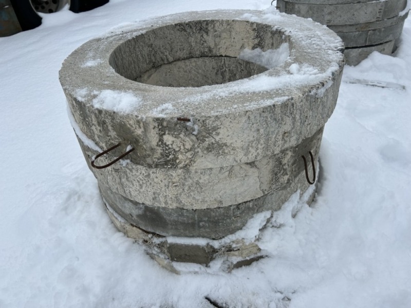 Concrete Riser Rings, Qty. 4