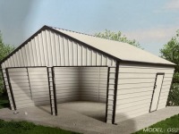 2025 Steelman 1921 Double Garage Metal Shed