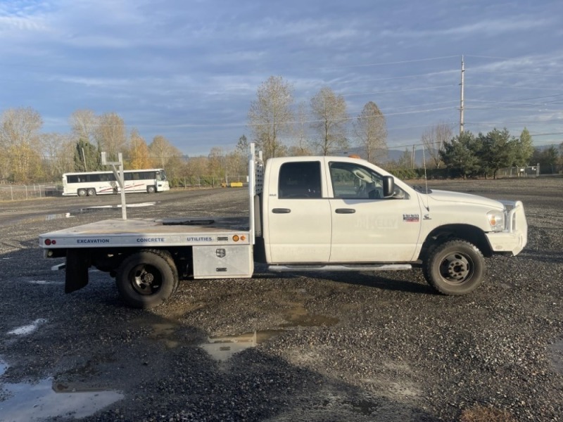 2008 Dodge Ram 3500 4x4 Crew Cab Flatbed Truck | J. Stout Auction