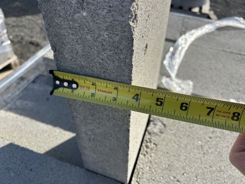Concrete Cap Blocks, Qty. 64 | J. Stout Auction
