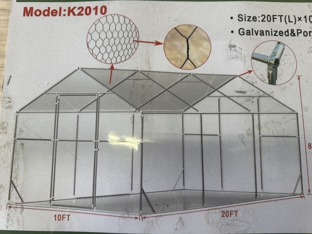 2025 AllMetal K2010 Chicken Coop | J. Stout Auction