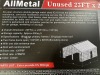 2025 AllMetal K2119 Double Garage Metal Shed - 5