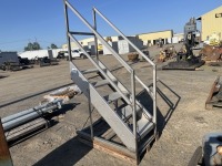 Industrial Diamond Plated Staircase