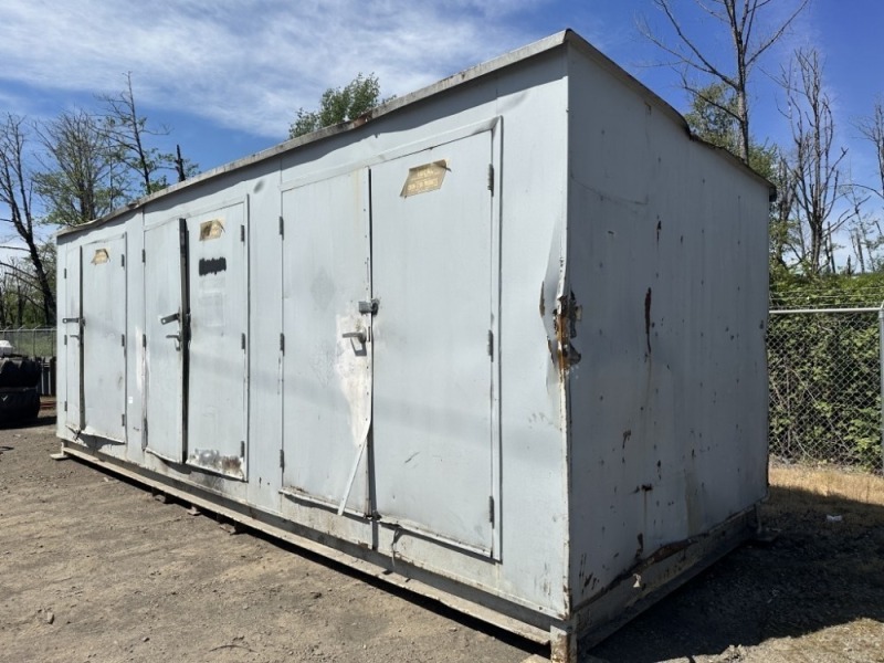 3 Door Chemical Storage Container