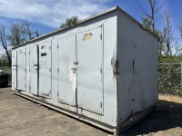 3 Door Chemical Storage Container