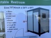 2025 AllMetal Portable Toilet W/Shower - 14